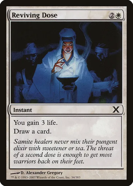 Reviving Dose, Magic card 10E 34 — Tenth Edition set