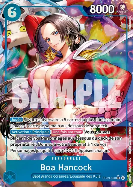 Boa Hancock, carte One Piece EB03-026 — extension ONE PIECE HEROINES EDITION