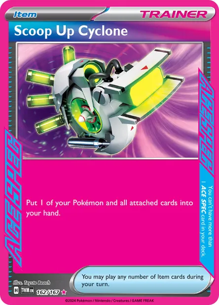 Scoop Up Cyclone, Pokémon card TWM 162 — Twilight Masquerade set