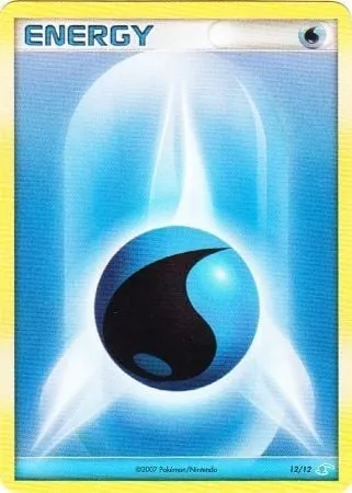 Énergie Eau, carte Pokémon TK3M 012 — extension DP Trainer Kit (Manaphy)