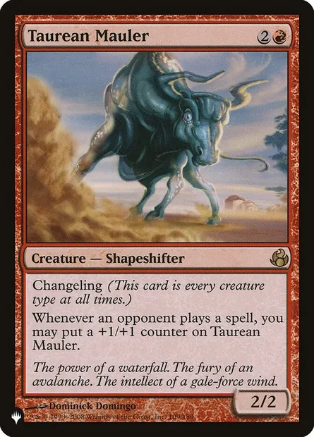 Taurean Mauler, Magic card PLST MOR-109 — The List set