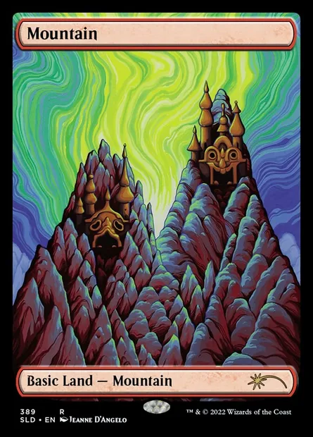 Mountain, Magic card SLD 389 — Secret Lair Drop set