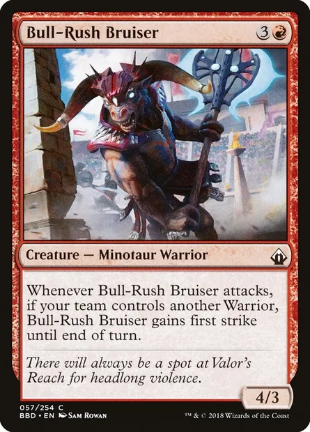 Bull-Rush Bruiser, carte Magic BBD 57 — extension Battlebond
