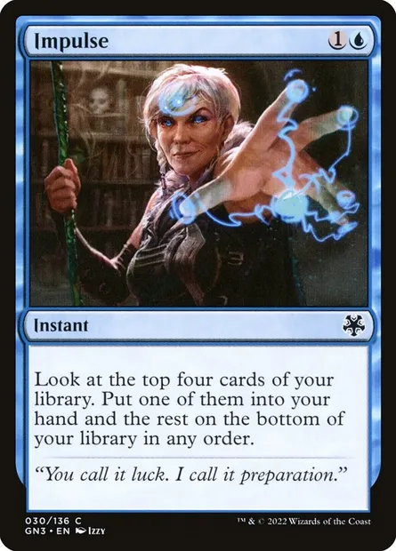 Impulse, Magic card GN3 30 — Game Night: Free-for-All set