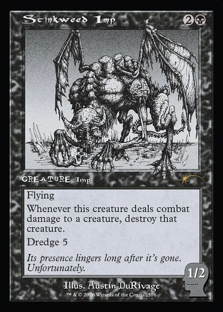 Diablotin de diplotaxis, carte Magic SLD 2516 — extension Secret Lair Drop