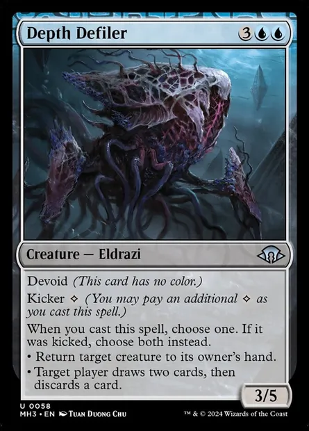 Depth Defiler, Magic card MH3 58 — Modern Horizons 3 set