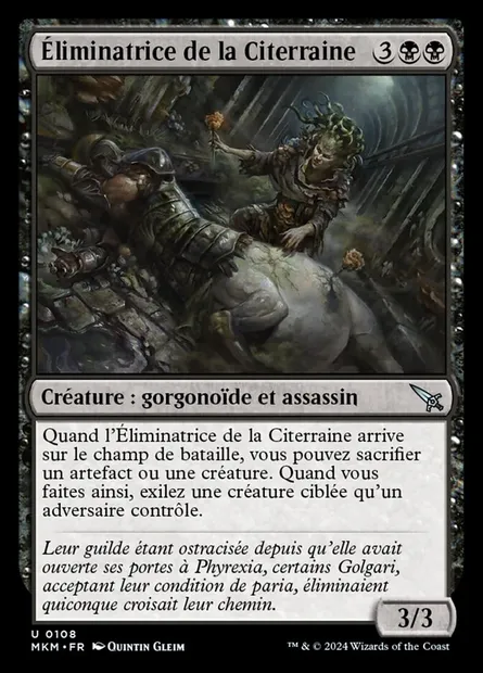 Éliminatrice de la Citerraine, carte Magic MKM 108 — extension Murders at Karlov Manor