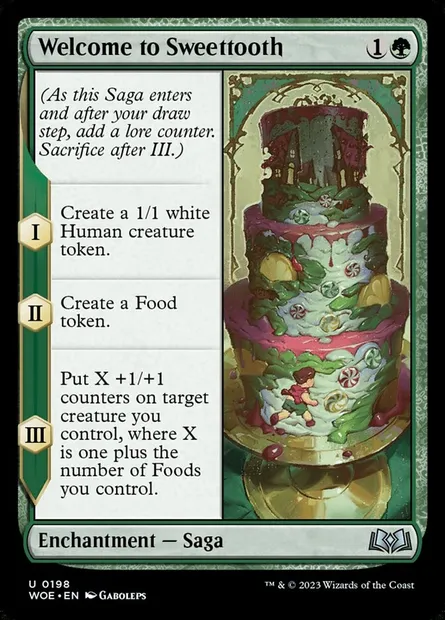 Welcome to Sweettooth, Magic card WOE 198 — Wilds of Eldraine set