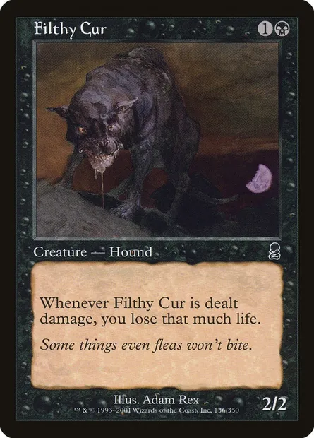 Cabot dégoûtant, carte Magic ODY 136 — extension Odyssée