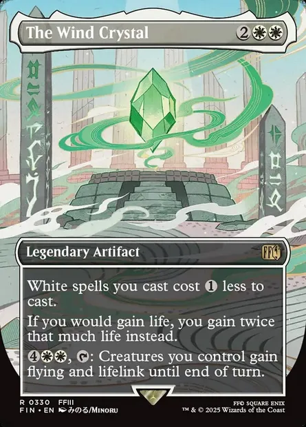 The Wind Crystal, Magic card FIN 330 — Final Fantasy set