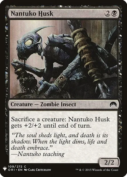 Nantuko Husk, Magic card PLST ORI-109 — The List set