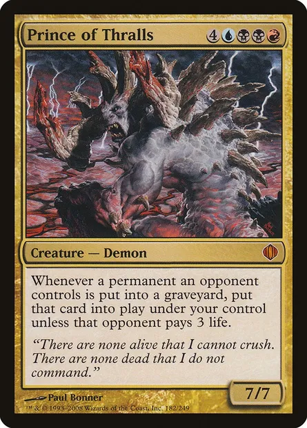 Prince of Thralls, Magic card ALA 182 — Shards of Alara set
