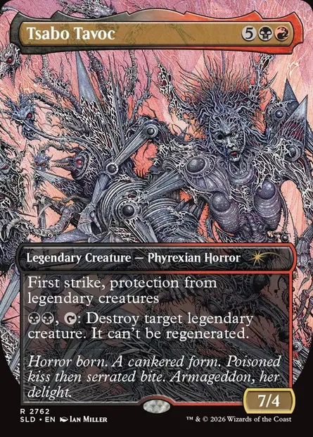 Tsabo Tavoc, carte Magic SLD 2762 — extension Secret Lair Drop