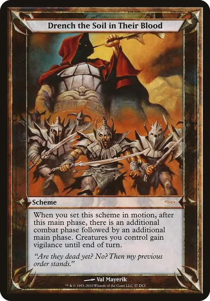 Drench the Soil in Their Blood, Magic card DCI 57 — DCI Promos set