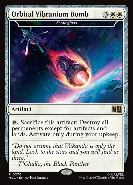 Scourglass, Magic card MSC 276 — Marvel Super Heroes Commander set