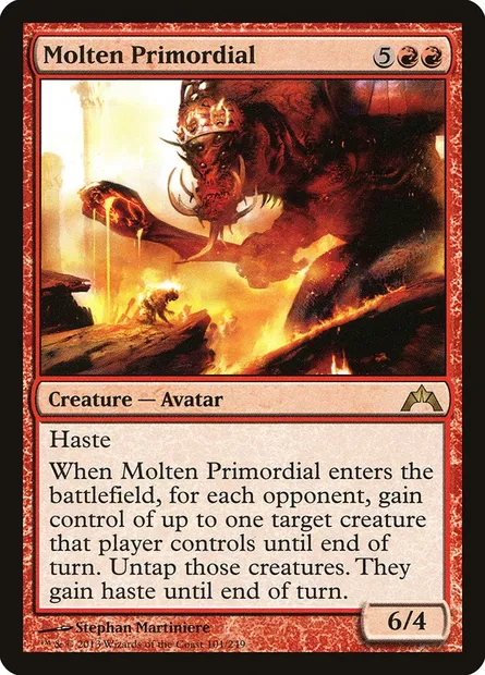 Molten Primordial, Magic card GTC 101 — Gatecrash set