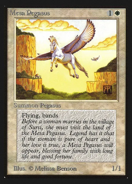 Mesa Pegasus, Magic card CED 29 — Collectors' Edition set