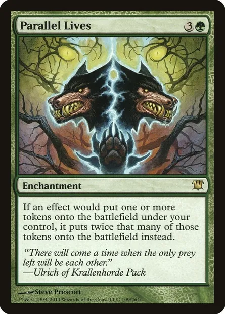 Parallel Lives, Magic card ISD 199 — Innistrad set