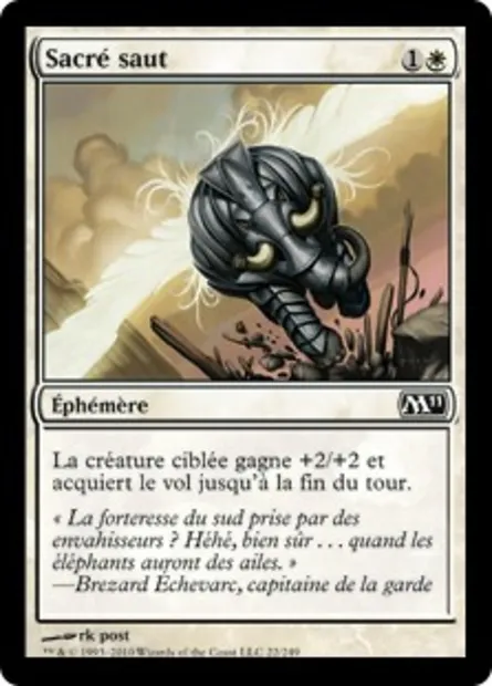 Sacré saut, carte Magic M11 22 — extension Magic 2011