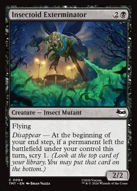 Insectoid Exterminator, Magic card TMT 64 — Teenage Mutant Ninja Turtles set