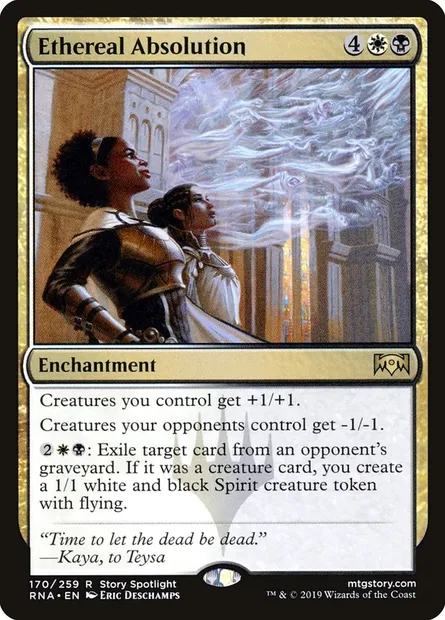 Ethereal Absolution, Magic card RNA 170 — Ravnica Allegiance set