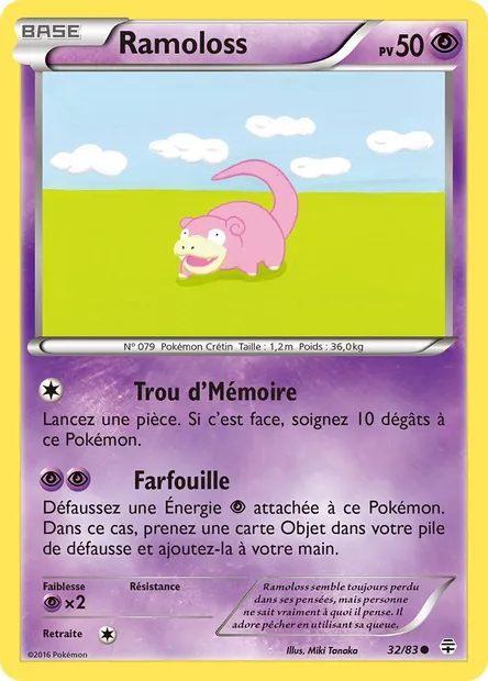 Ramoloss, carte Pokémon GEN 32 — extension Générations