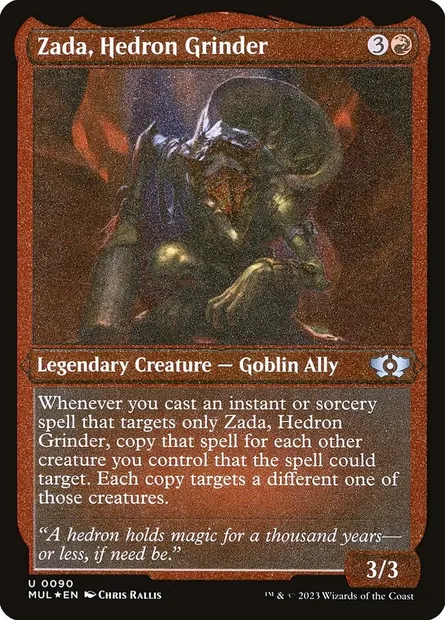 Zada, Hedron Grinder, Magic card MUL 90 — Multiverse Legends set