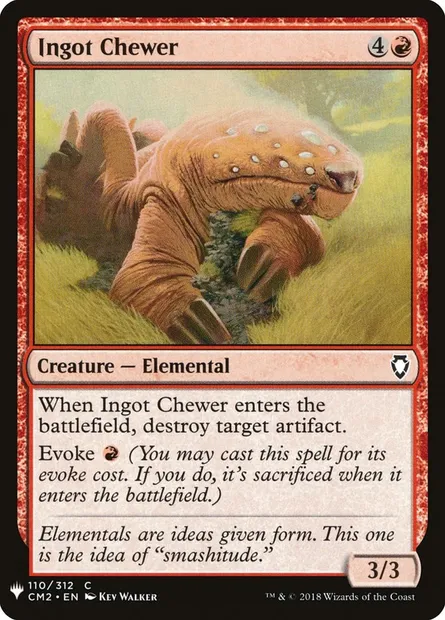 Ingot Chewer, Magic card PLST CM2-110 — The List set