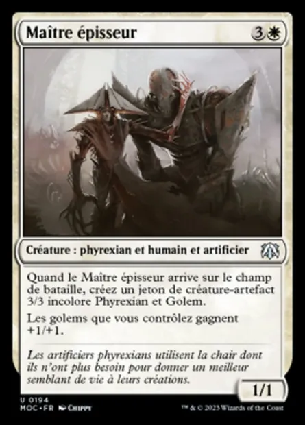 Maître épisseur, carte Magic MOC 194 — extension March of the Machine Commander