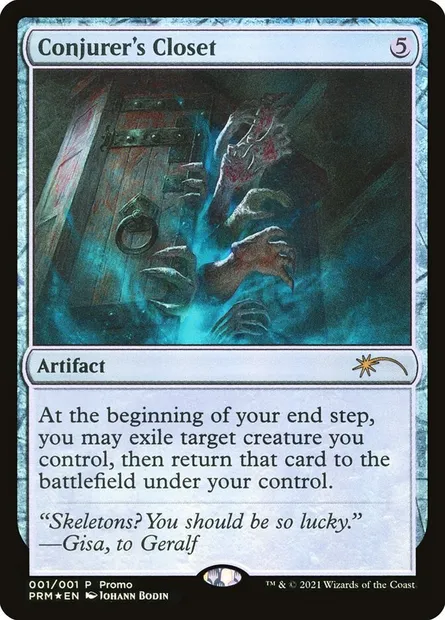 Conjurer's Closet, Magic card PW21 6 — Wizards Play Network 2021 set