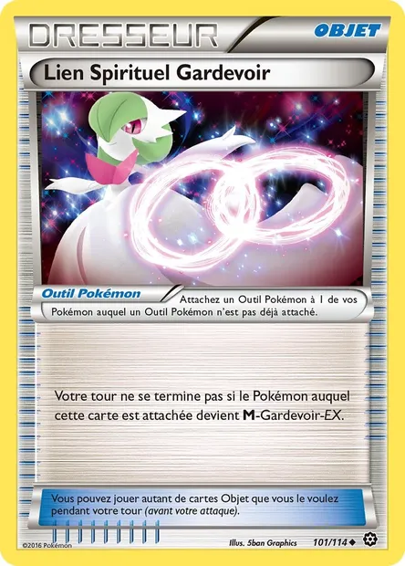 Lien Spirituel Gardevoir, carte Pokémon STS 101 — extension Offensive Vapeur