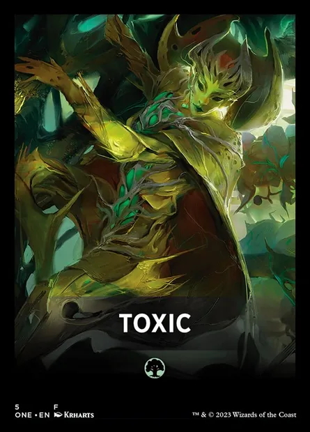Toxic, Magic card FONE 5 — Phyrexia: All Will Be One Jumpstart Front Cards set