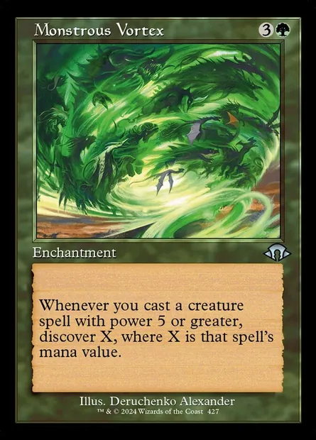 Monstrous Vortex, Magic card MH3 427 — Modern Horizons 3 set