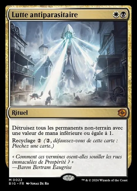 Lutte antiparasitaire, carte Magic BIG 22 — extension The Big Score