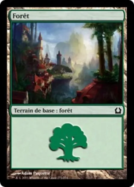 Forêt, carte Magic RTR 272 — extension Retour à Ravnica