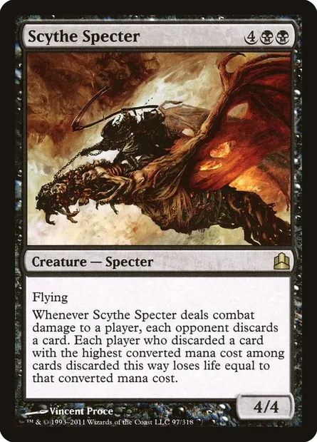 Scythe Specter, Magic card CMD 97 — Commander 2011 set