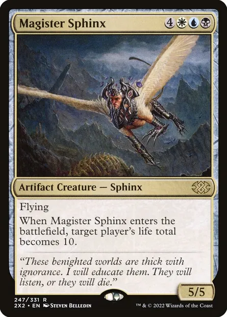 Magister Sphinx, Magic card 2X2 247 — Double Masters 2022 set