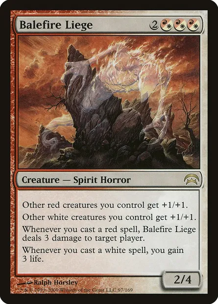 Balefire Liege, Magic card HOP 97 — Planechase set