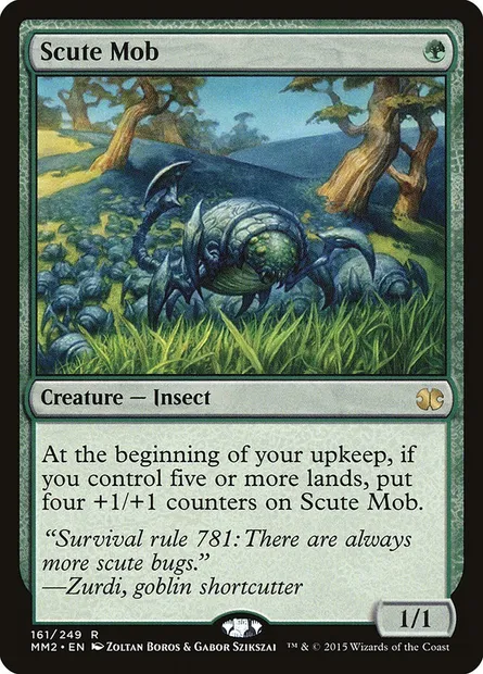 Scute Mob, Magic card MM2 161 — Modern Masters 2015 set