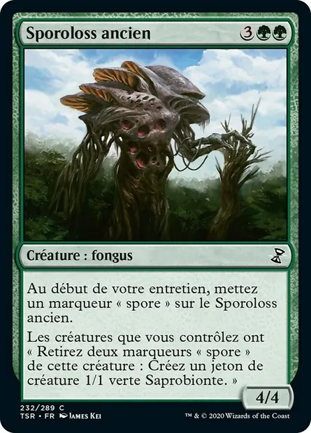 Sporoloss ancien, carte Magic TSR 232 — extension Spirale Temporelle Remastered