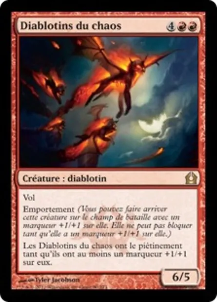 Diablotins du chaos, carte Magic RTR 90 — extension Retour à Ravnica