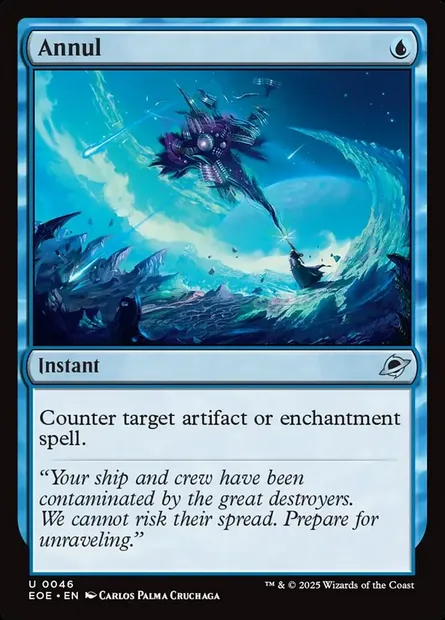 Annul, Magic card EOE 46 — Edge of Eternities set