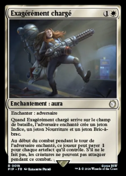Exagérément chargé, carte Magic PIP 18 — extension Fallout