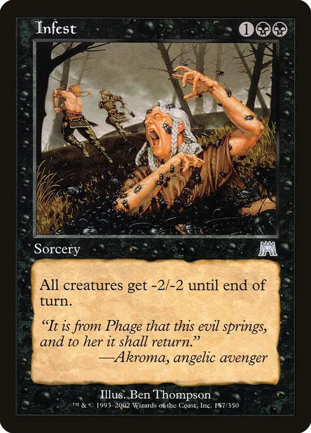 Infest, Magic card ONS 157 — Onslaught set