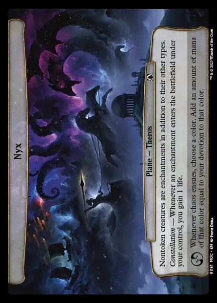 Nyx, Magic card MOC 61 — March of the Machine Commander set
