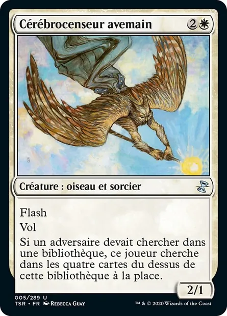Cérébrocenseur avemain, carte Magic TSR 5 — extension Spirale Temporelle Remastered