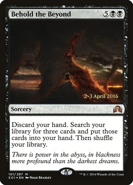 Behold the Beyond, Magic card PSOI 101s — Shadows over Innistrad Promos set