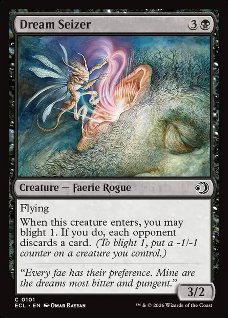 Dream Seizer, Magic card ECL 101 — Lorwyn Eclipsed set