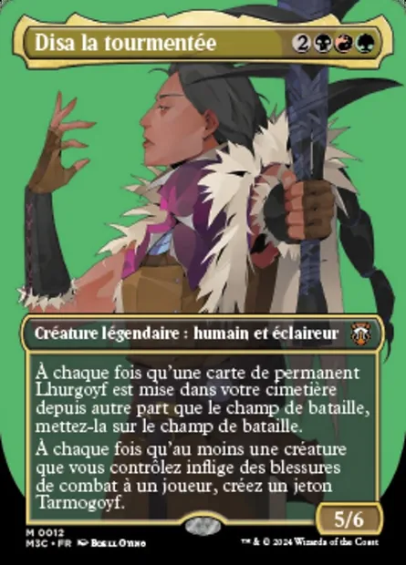 Disa la tourmentée, carte Magic M3C 12 — extension Modern Horizons 3 Commander