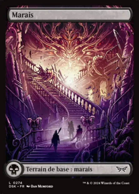 Marais, carte Magic DSK 274 — extension Duskmourn: House of Horror